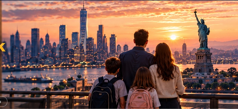 Amerika'da yeni yaşamına başlayan aile